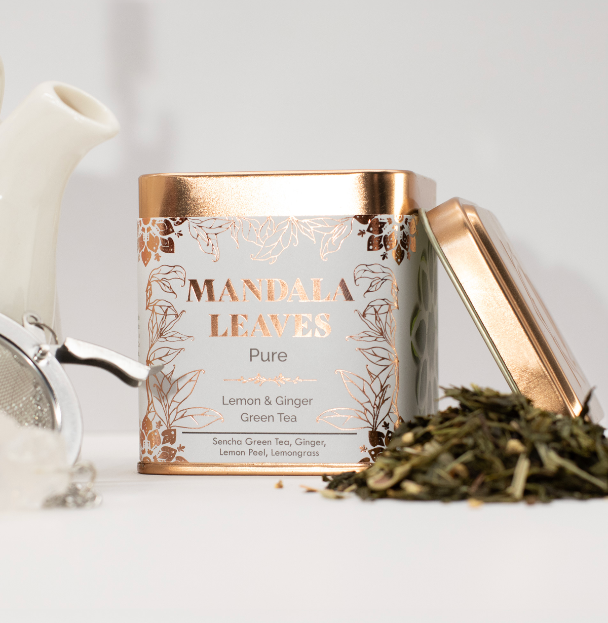 50G Classic Green Tea With Lemon And Ginger