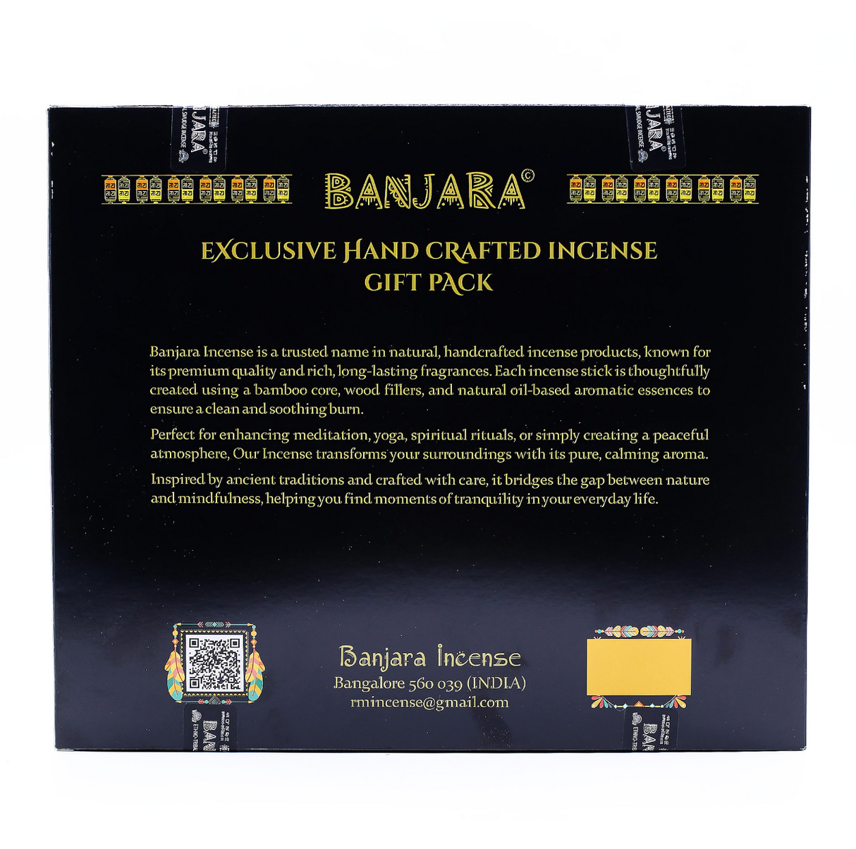 Палочки для окуривания Banjara Palo Santo – набор из 6 штук – в коробке