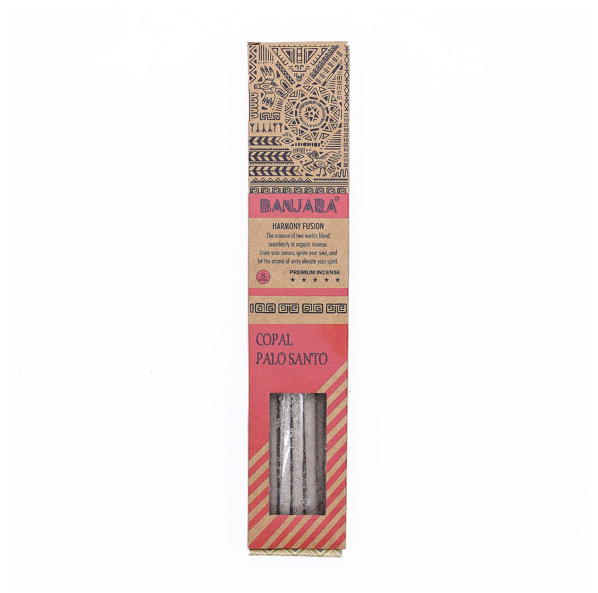 Палочки для окуривания Banjara Palo Santo – набор из 6 штук – в коробке