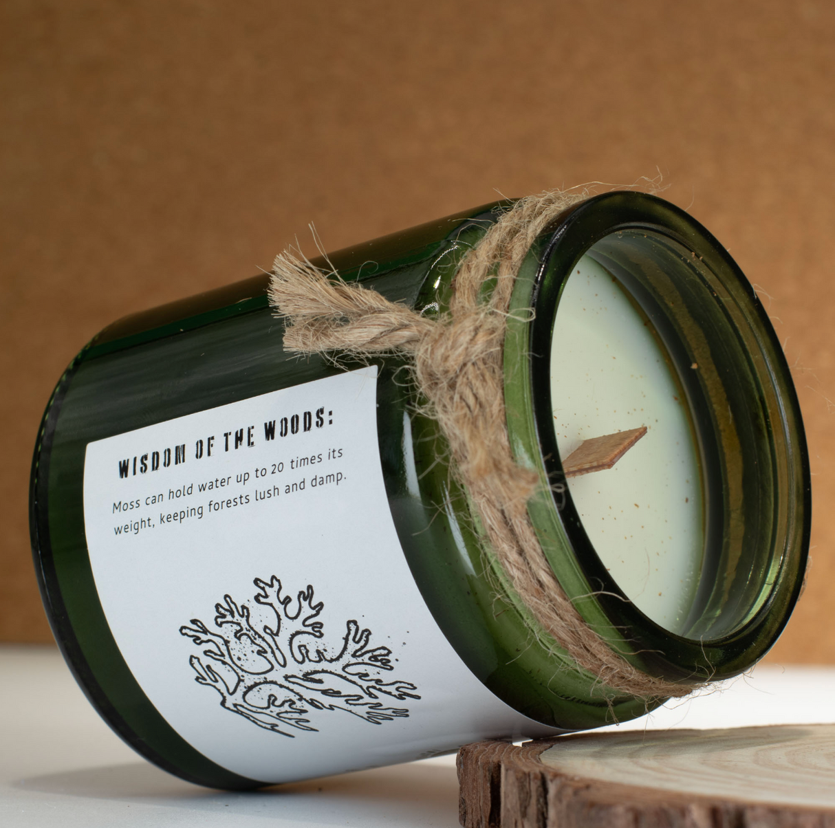 Greenman Woodwick Soy Candle Moss Mist