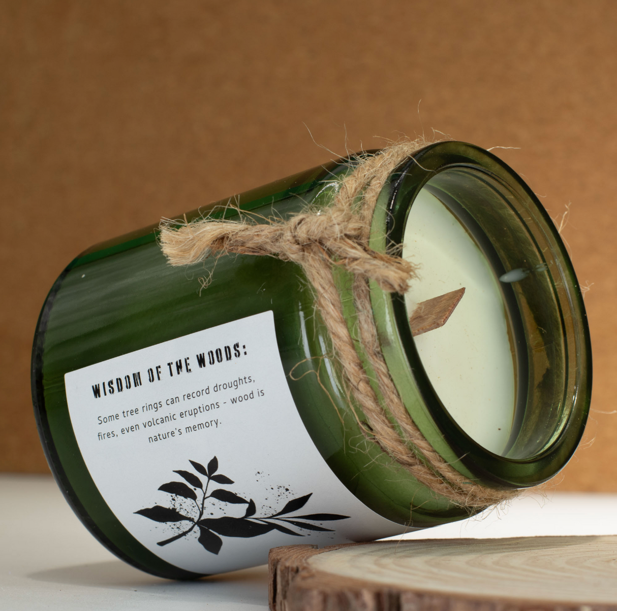 Greenman Woodwick Soy Candle Sage Mintwood
