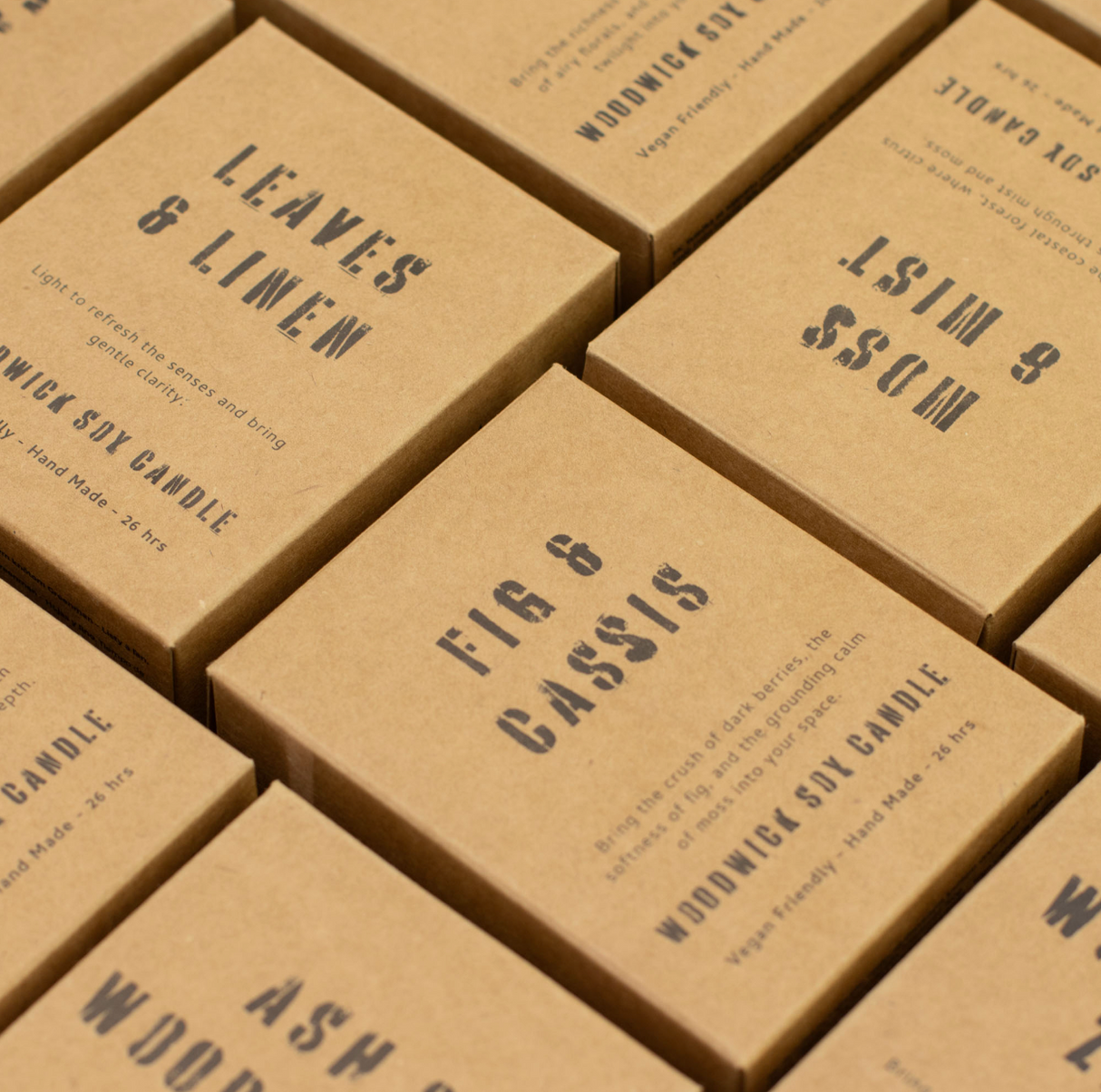 Greenman Woodwick Soy Candle Sage Mintwood