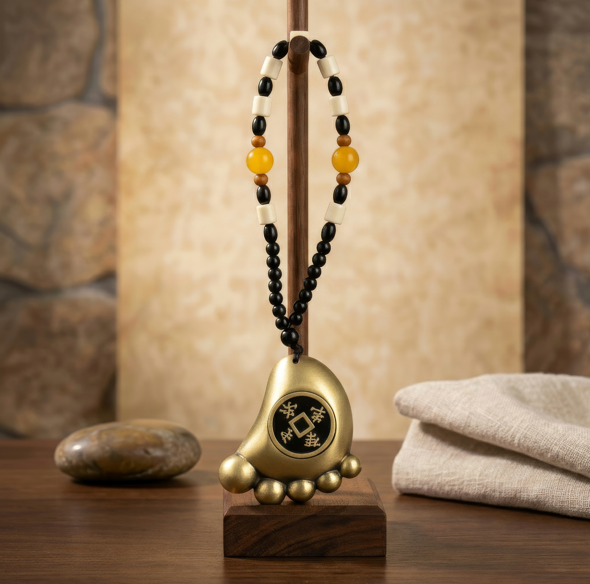 Feng Shui Hanging Step To Wealth Amulet