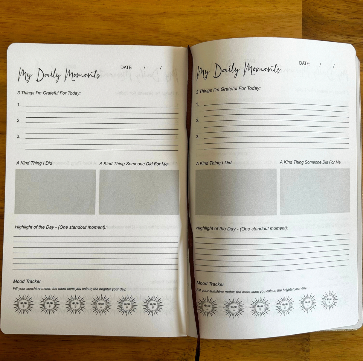 Black Gratitude Journal With Silver Lining 120 Pages I Am Thankful For