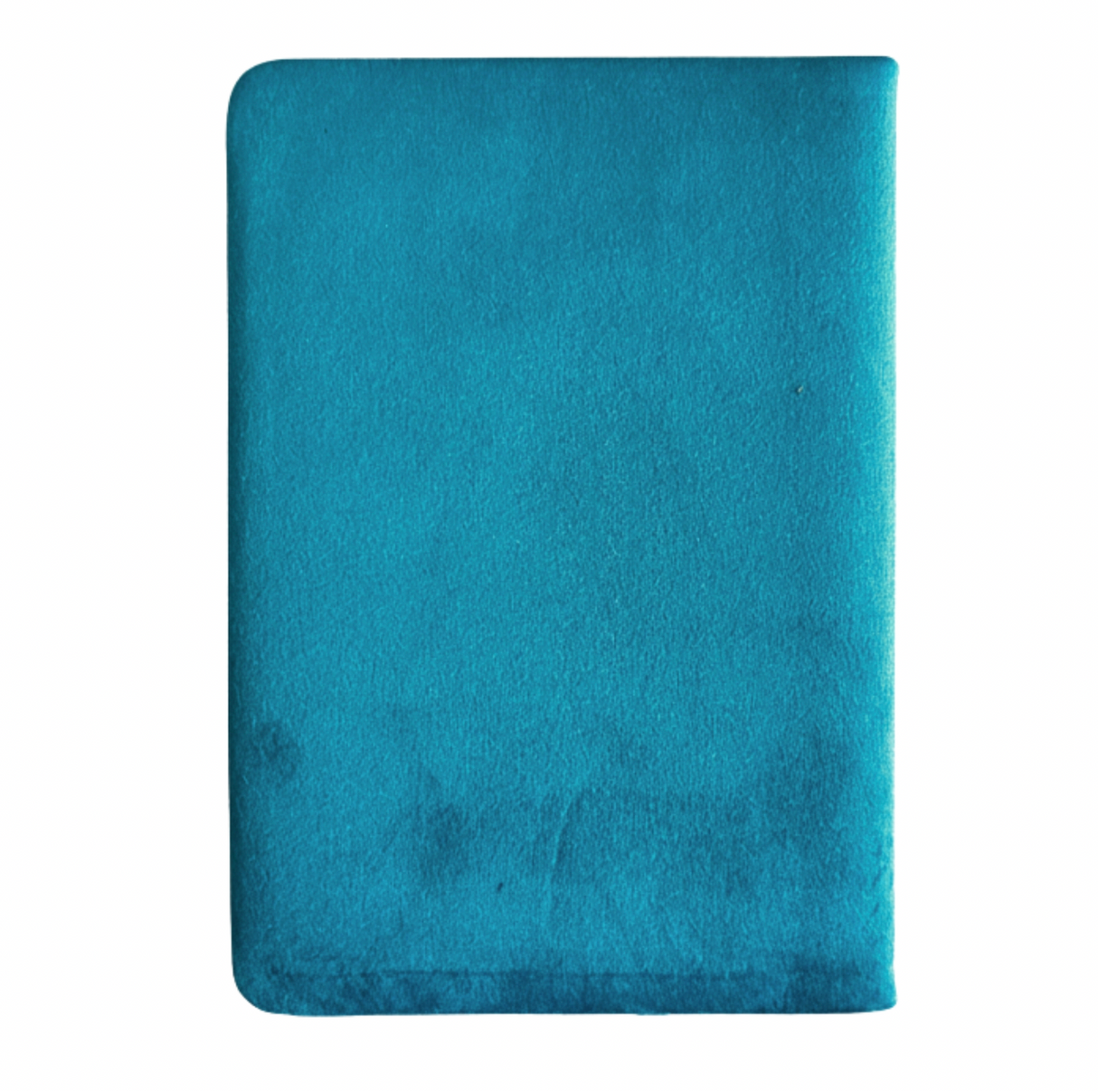 Light Blue Velvet Notebook 80 Pages Embrace The Journey