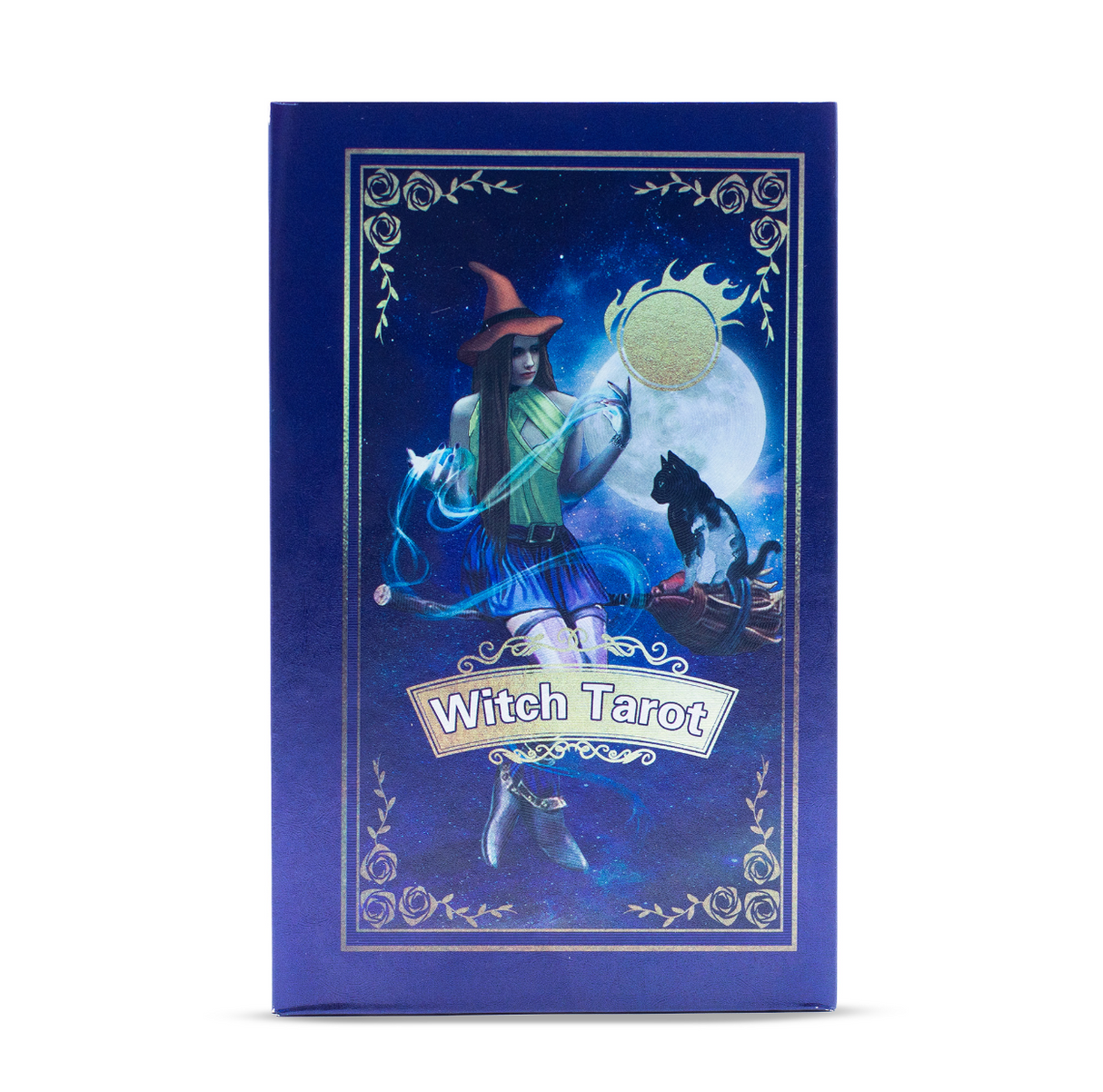 Purple Foil Tarot Card Set Witch Tarot With Booklet