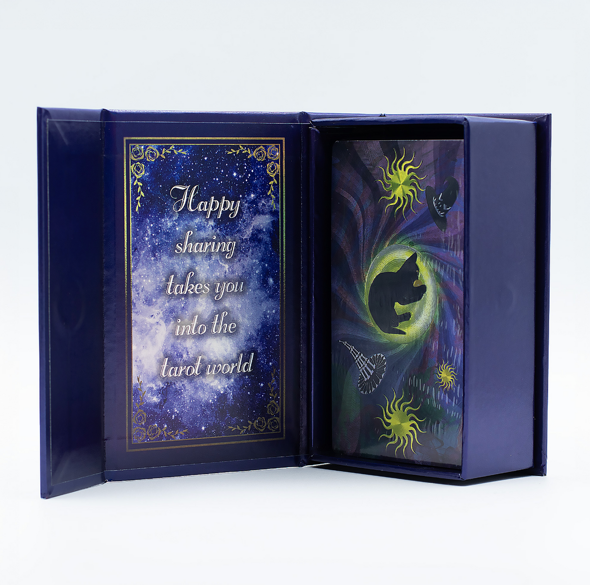 Purple Foil Tarot Card Set Witch Tarot With Booklet