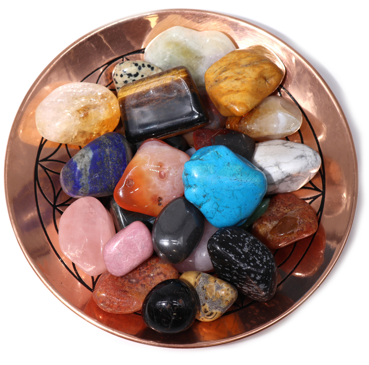 Lucky Dip Mixed Tumble Stones O 5Kg Aprox 25 Stones
