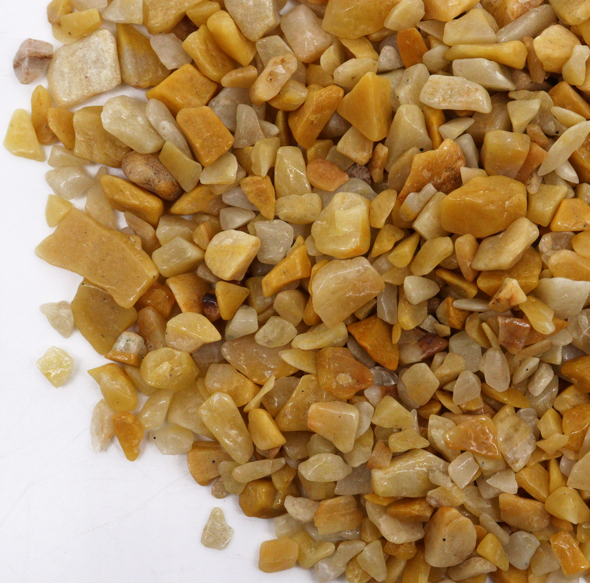 Golden Quartz Chips Gemstone Chips Bulk 1Kg