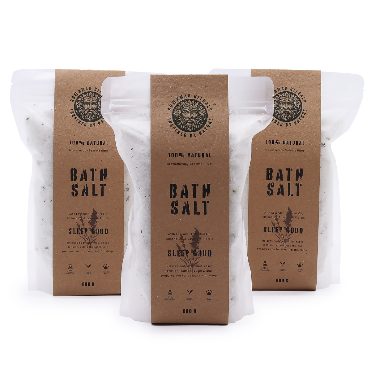 Greenman Rituals Magnesium Epsom Bath Salt Pure Formula