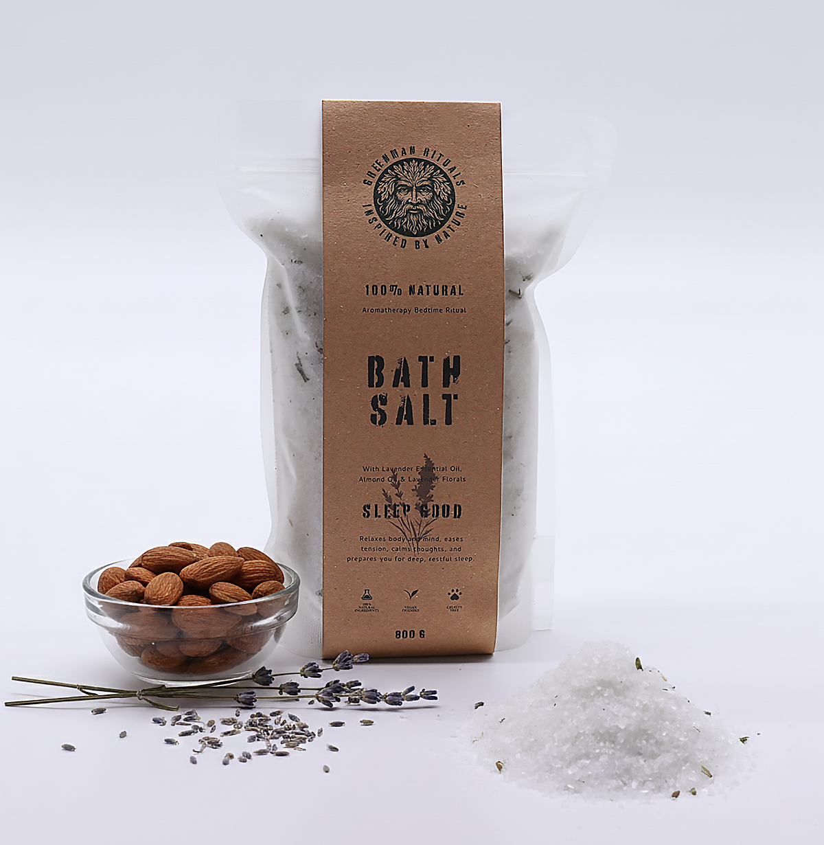 Greenman Rituals Magnesium Epsom Bath Salt Pure Formula