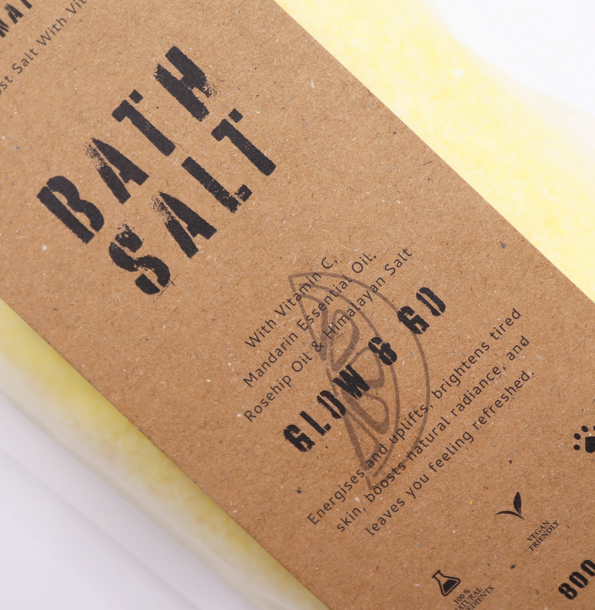 Greenman Rituals Vitamin C Mandarin Epsom Bath Salt Glow Go