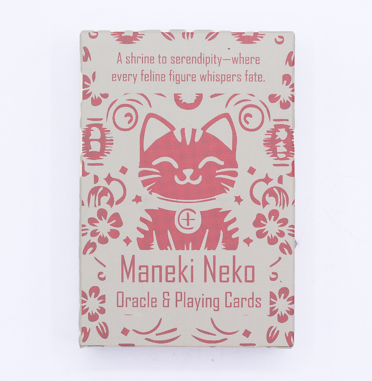Fortune Cats Playing Oracle Cards Maneki Neko Deck