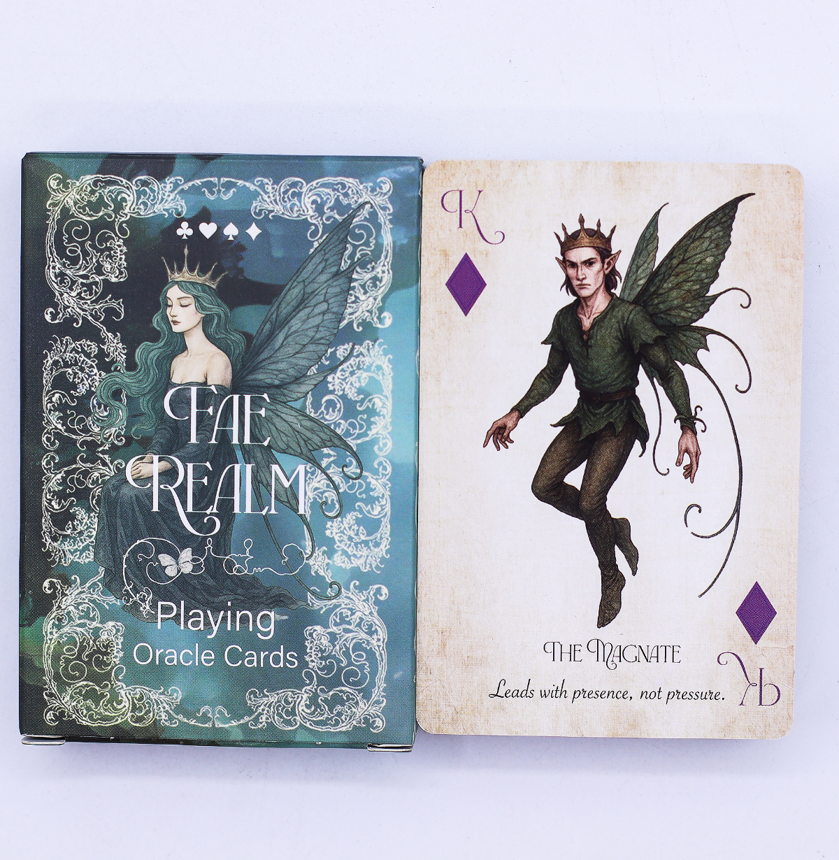 Fae Realm Playing Oracle Cards Fairy Theme