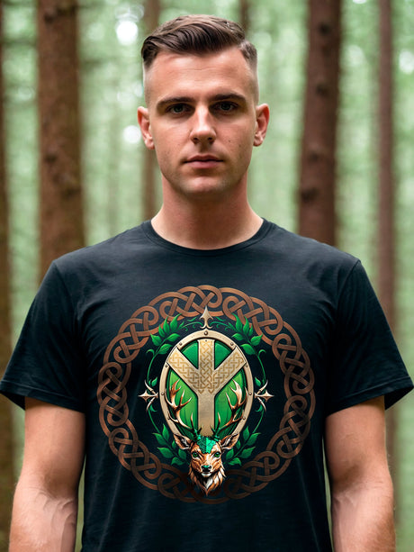 Algiz Rune T-shirt Unisex - SHAMTAM.COM