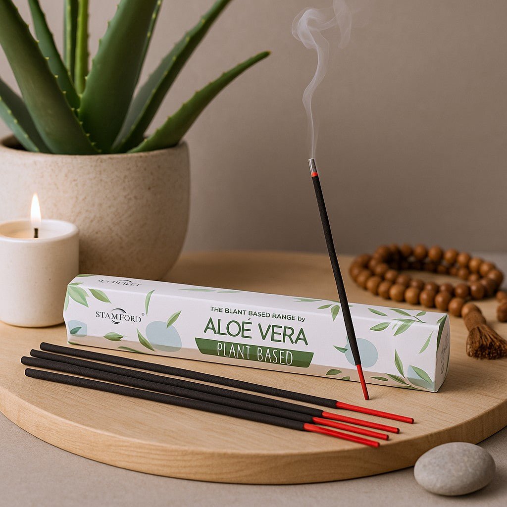 Aloe Vera Incense Sticks Plant Based Vegan - SHAMTAM.COM