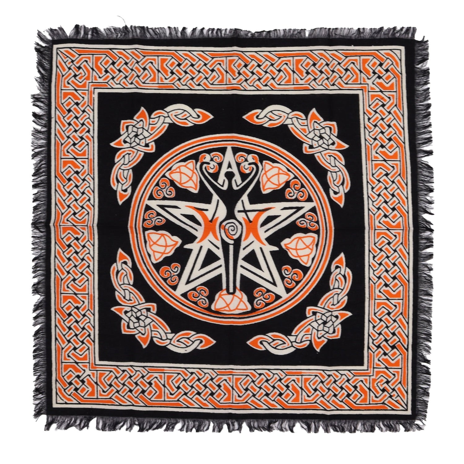 Esoteric Fringed Altar Cloth - Earth Mother - SHAMTAM.COM