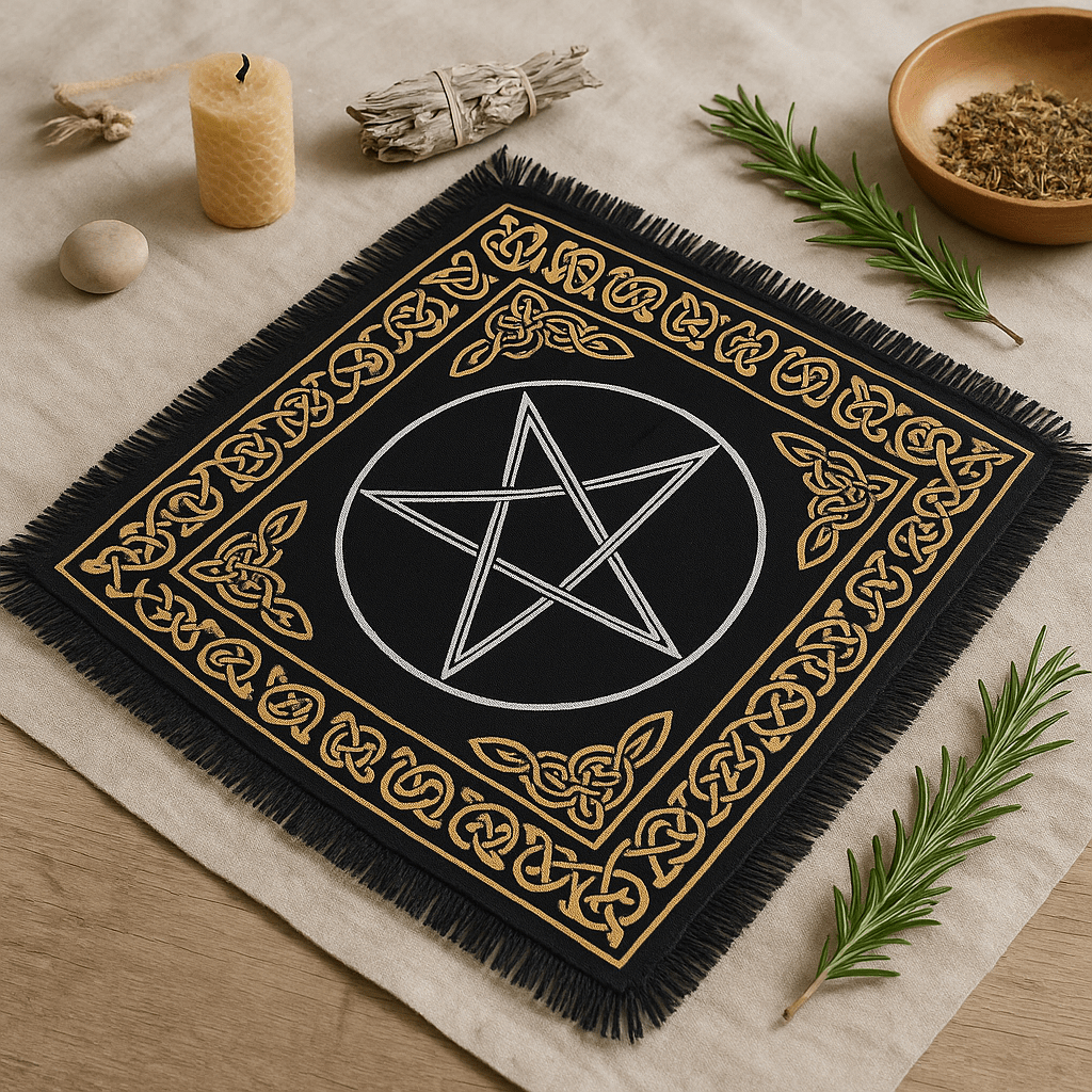 Altar Cloth Pentagon Design - SHAMTAM.COM