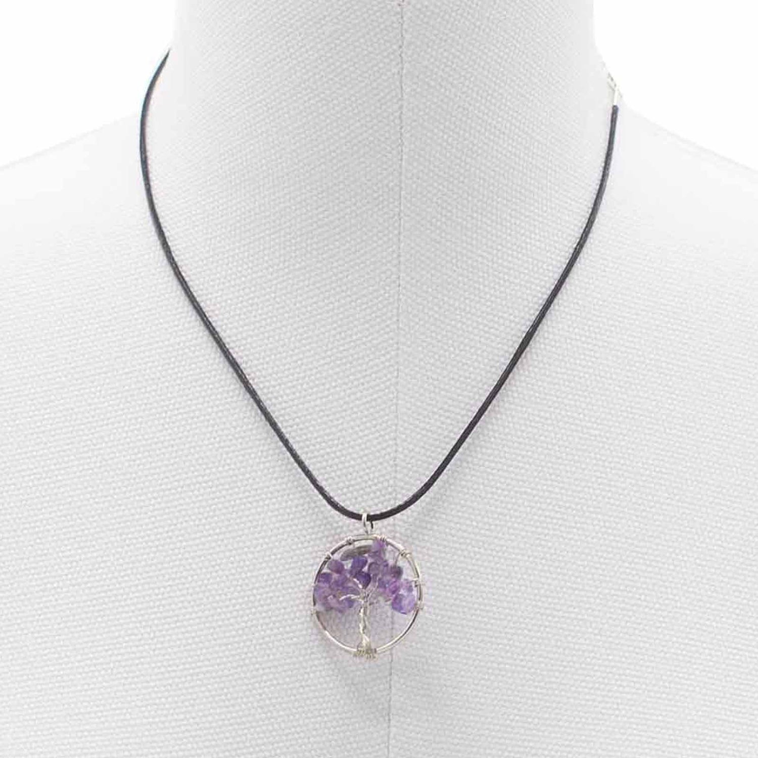 Tree of Life Pendant - Amethyst - SHAMTAM.COM