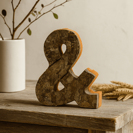 Ampersand Decor Freestanding Rustic Bark 7 cm - SHAMTAM.COM