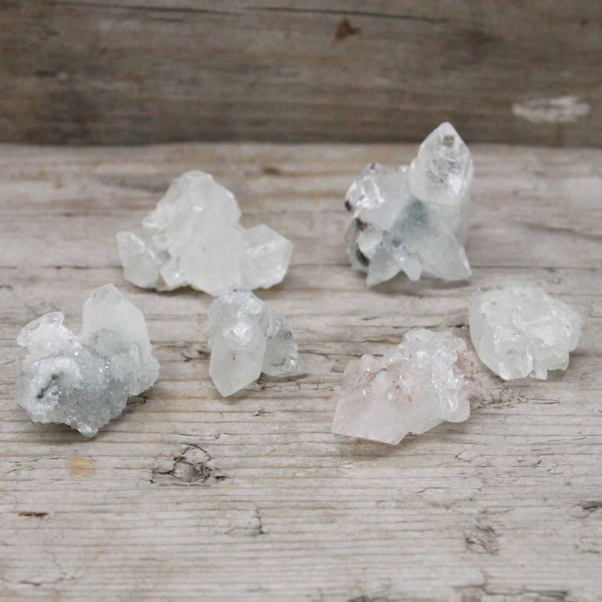 White Apophyllite Clusters Gemstones Crystal 20 - 30mm - SHAMTAM.COM