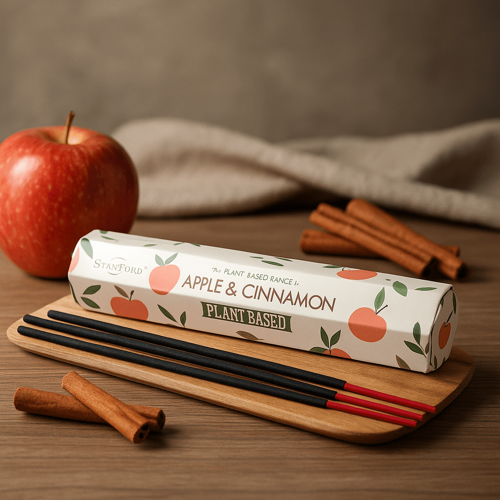 Apple and Cinnamon Incense Sticks - Plant Based Stamford - SHAMTAM.COM