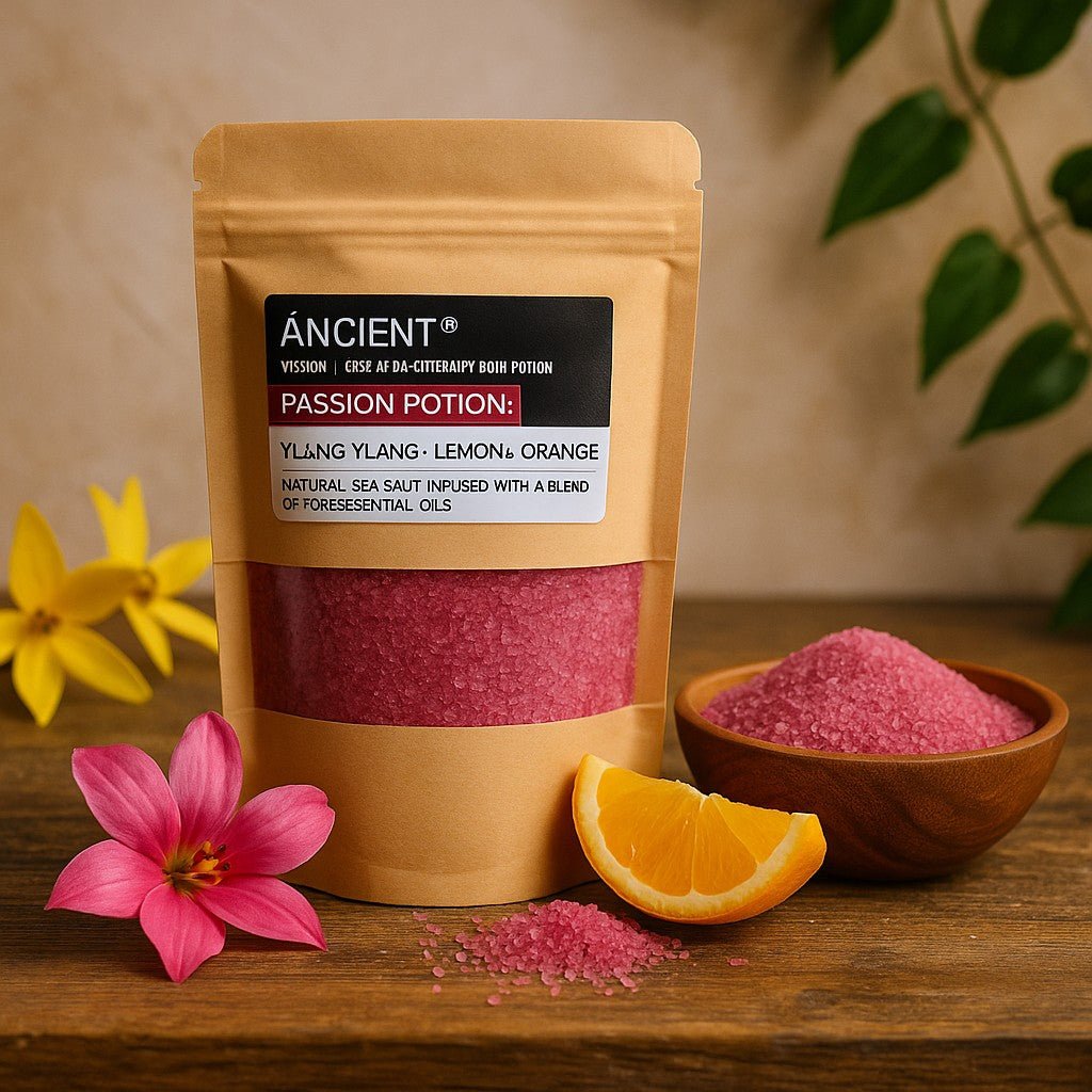 Aromatherapy Bath Salts Ylang Ylang Lemon Orange 350g - SHAMTAM.COM