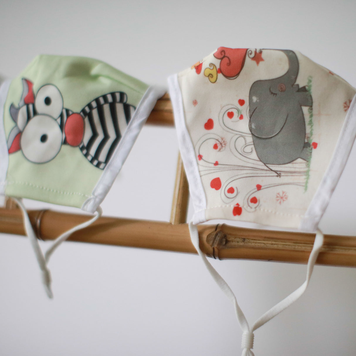 Gyerek arcmaszk, újrahasználható zebra mintás szűrővel