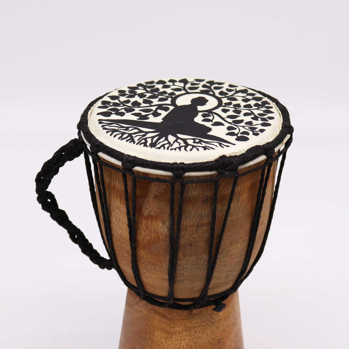 Tambour Djembe Large Dessus Design Bouddha 13cm