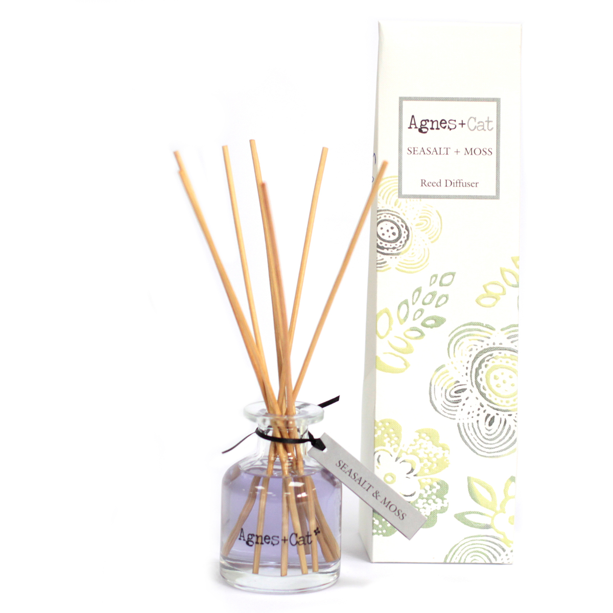 140ml Reed Diffuser – Seasalt and Moss