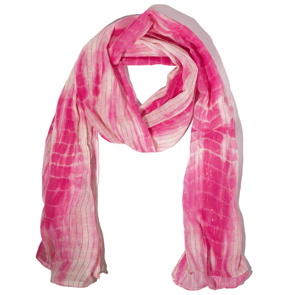 Nomad Sari Party Shine Scarf – Perfect Pink (180×50cm)