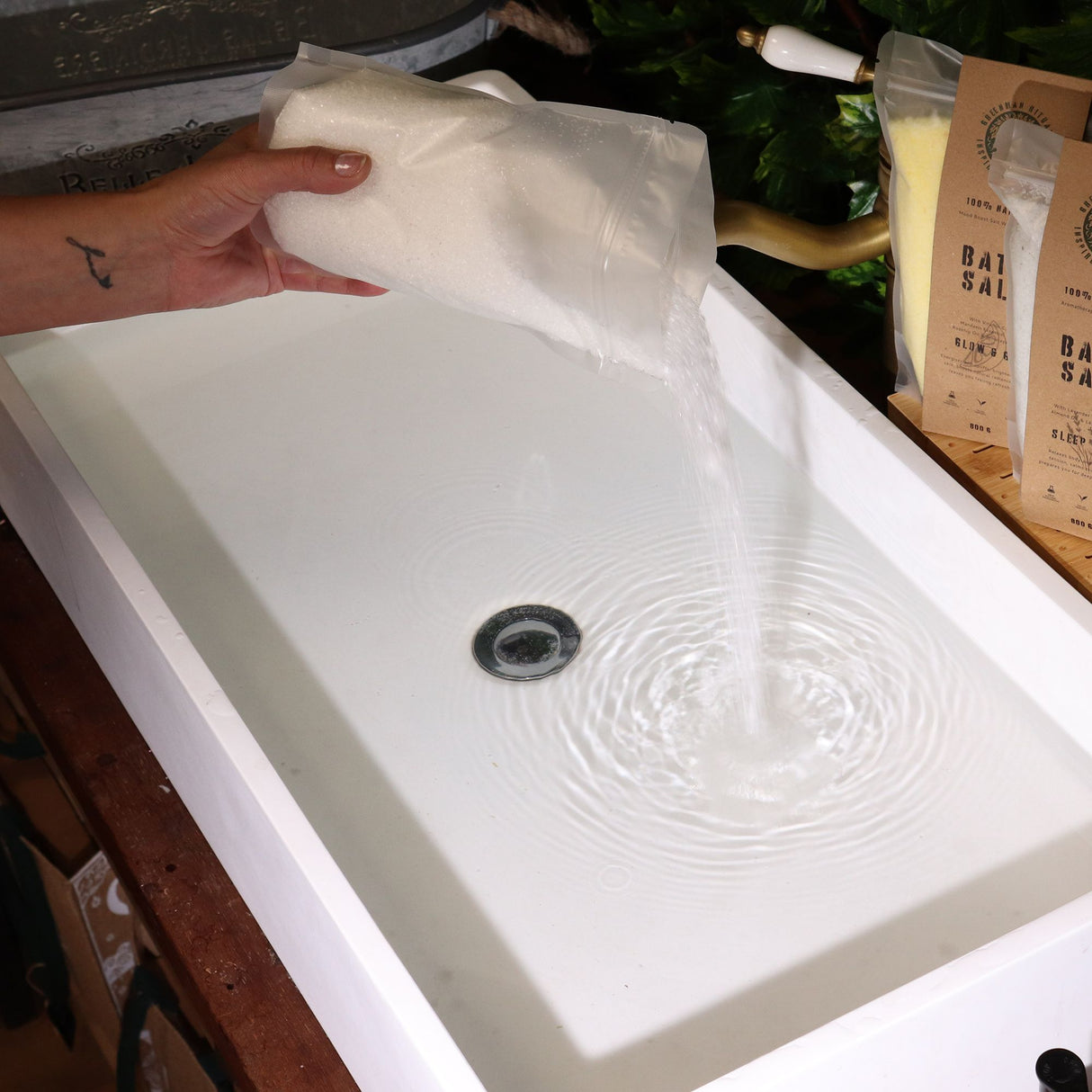 Greenman Rituaalit Magnesium Epsom -kylpysuola – Puhdas Kaava