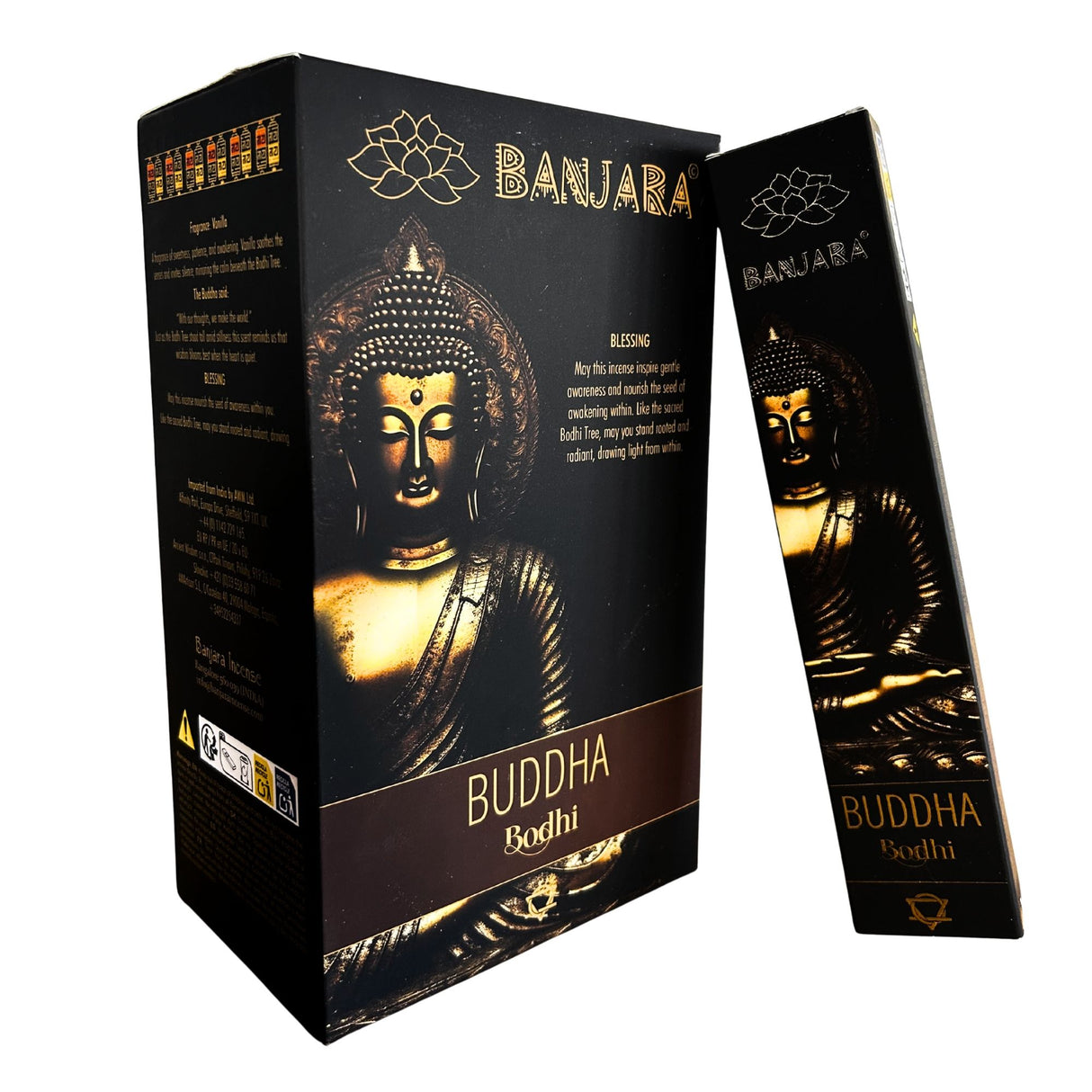 Banjara Bodhi Buddha -meditaatiosuitsuketikut