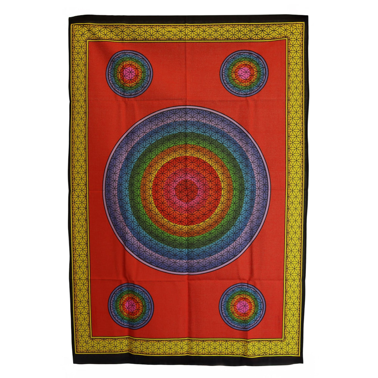 Cotton Wall Art (70x110cm) – Five Flower of Life