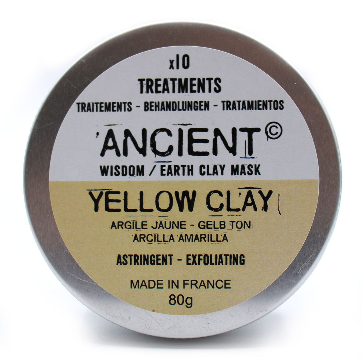 French Yellow Clay Face Mask 80g