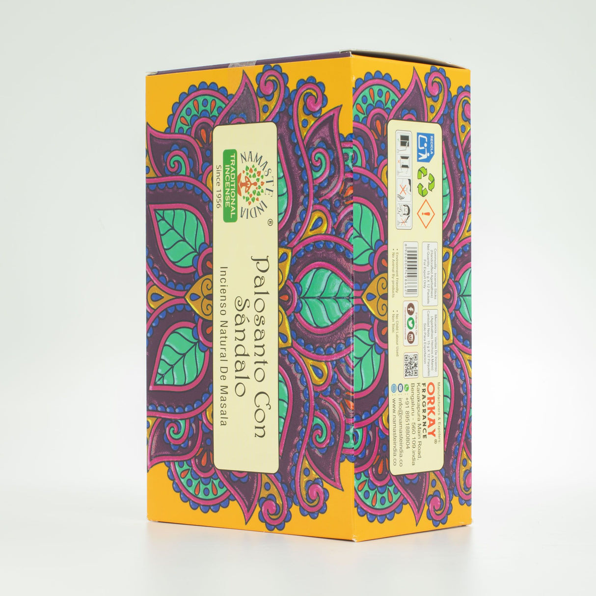 Namaste Mandala Masala Incense – Palo Santo with Sandalwood