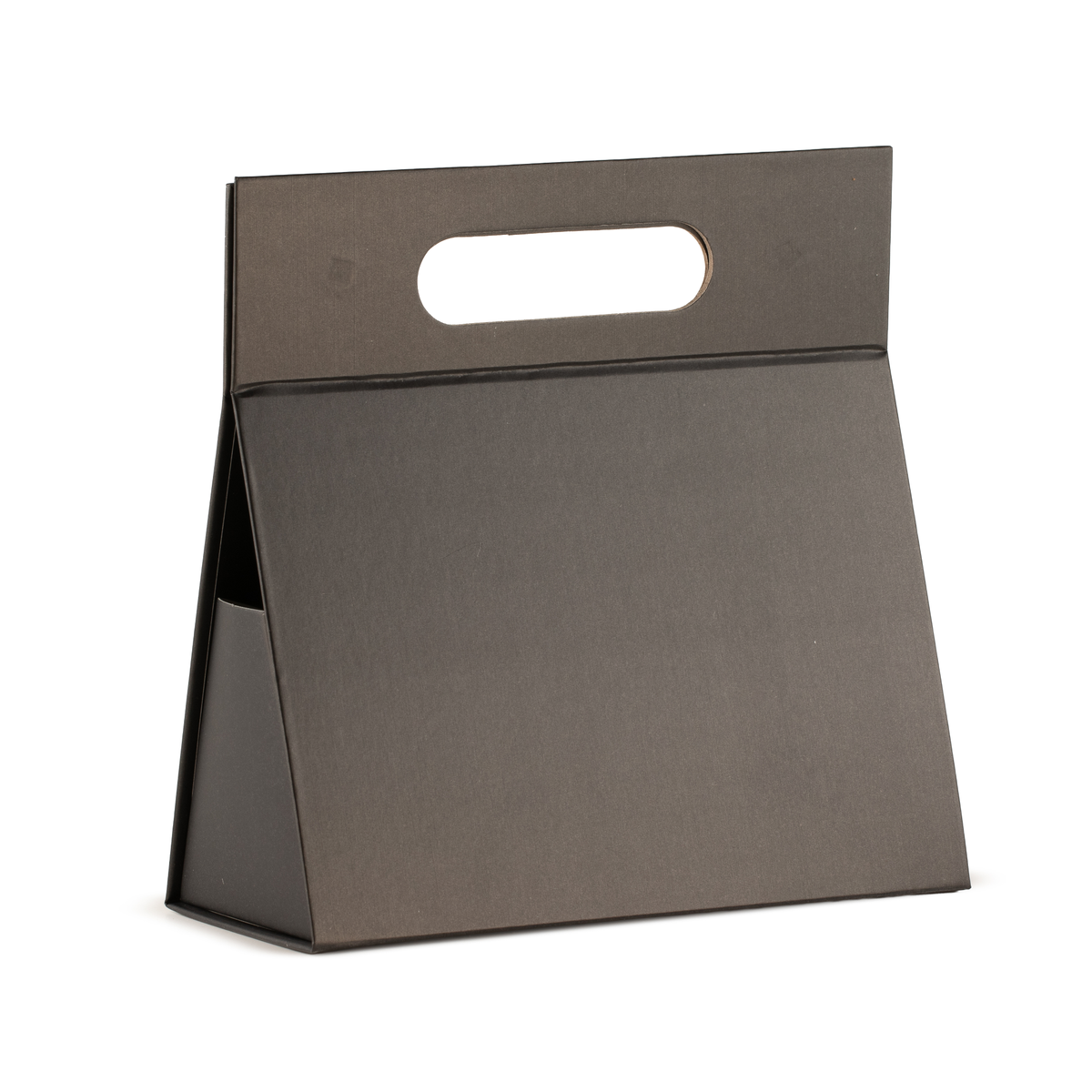 Flat Pack Gift Box - Hand Box (20 × 10 × 20 cm) - Black