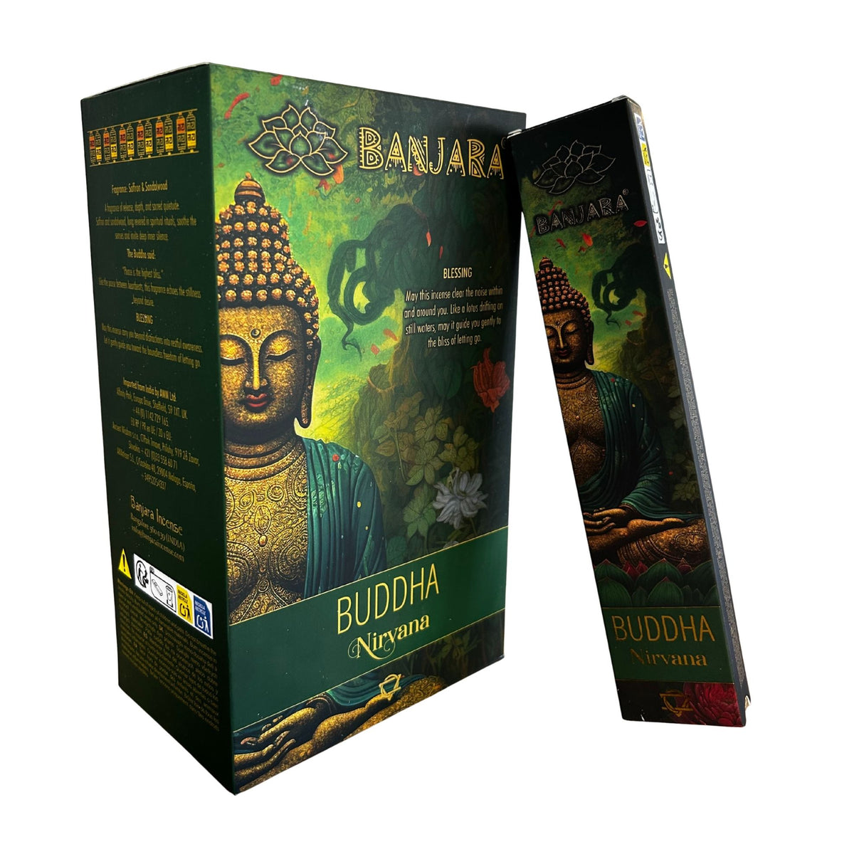 Banjara Buddha Nirvana Natürliche Meditations-Räucherstäbchen