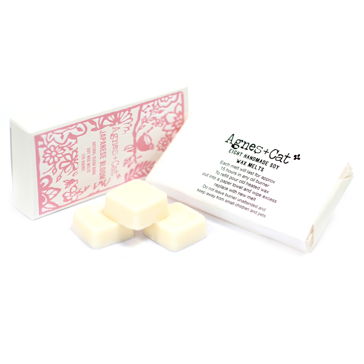 Agnes + Cat Box of 8 Wax Melts – Japanese Bloom