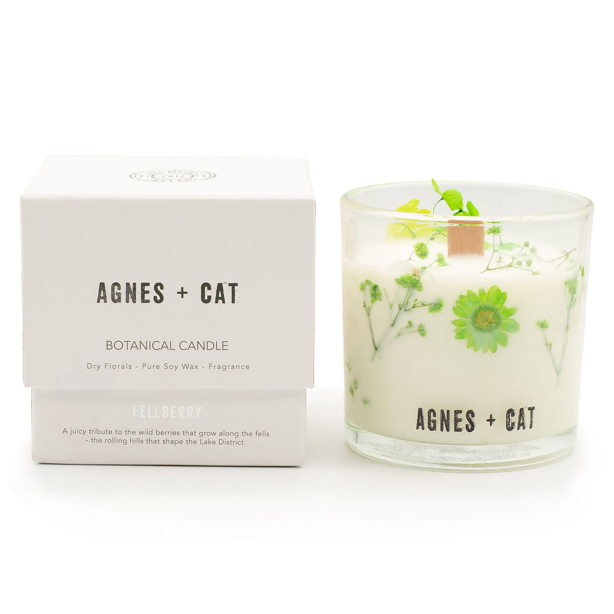 Agnes + Cat botanická sójová sviečka – Fellberry