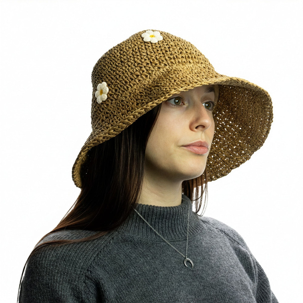 Nomad Sari Floppy Straw Sun Hat – Coffee & Daisies
