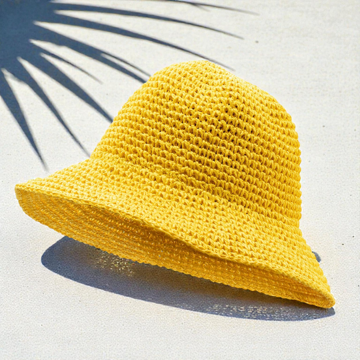 Nomad Sari Floppy Straw Sun Hat – Yellow