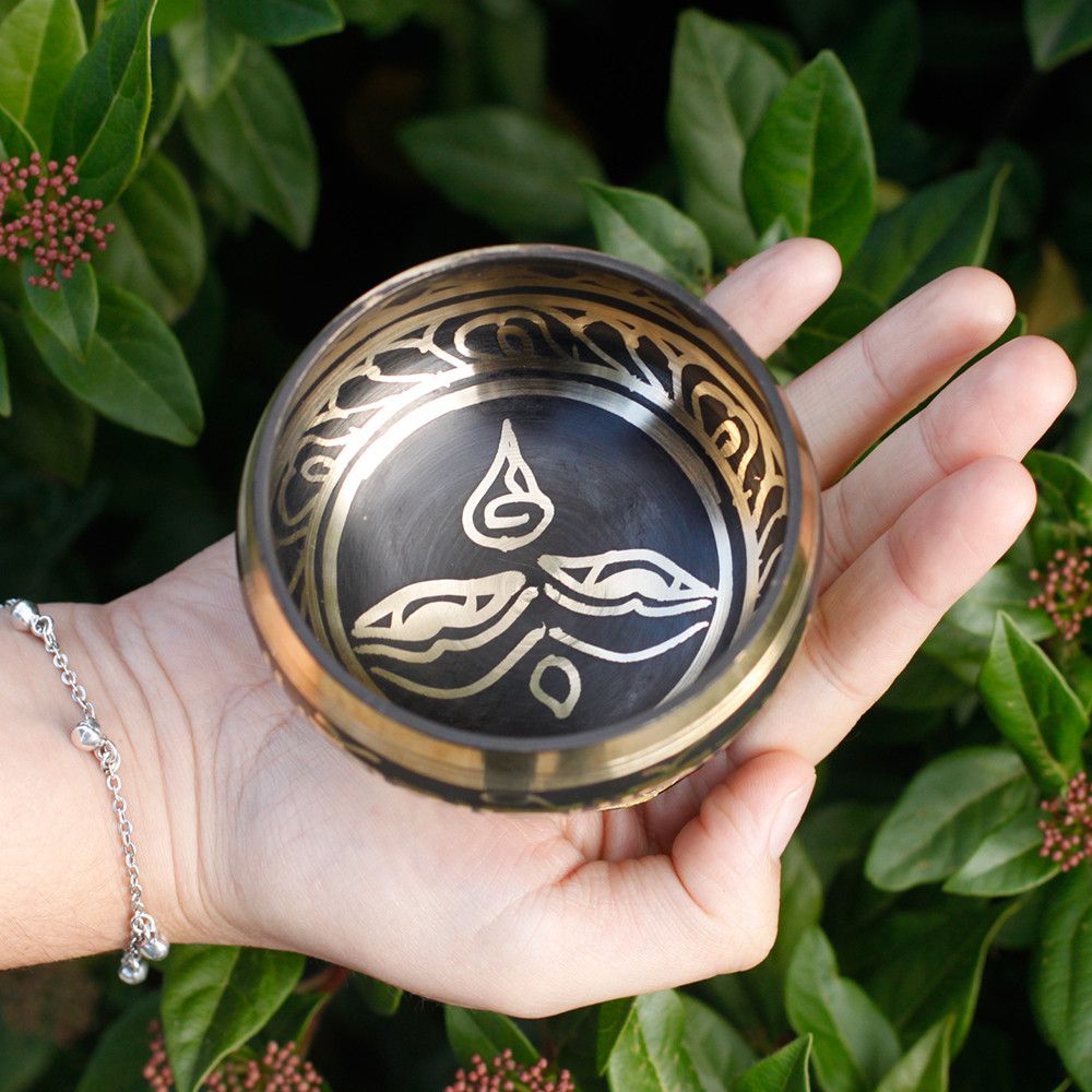 Singing Bowl Gift Set, Black