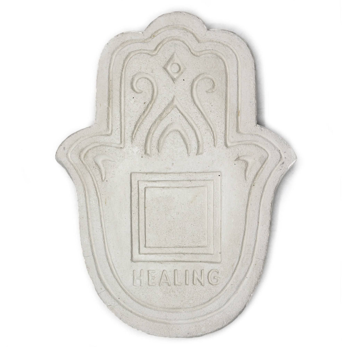 Incense Plate, White Stone Effect