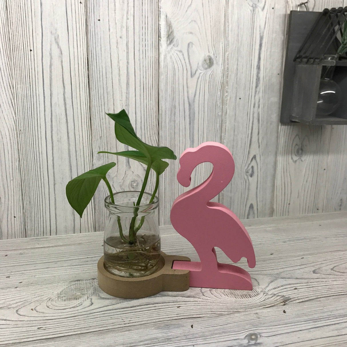 Hydroponic Planter Pink Flamingo