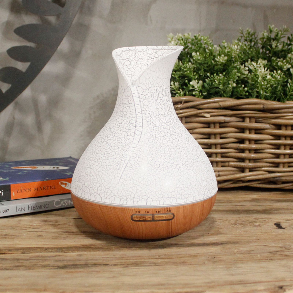 Ultradźwiękowy dyfuzor olejków eterycznych 400ml USB Timer LED