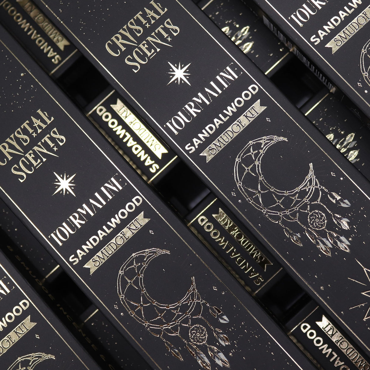 Tourmaline Crystal Scents Smudge Incense – Sandalwood