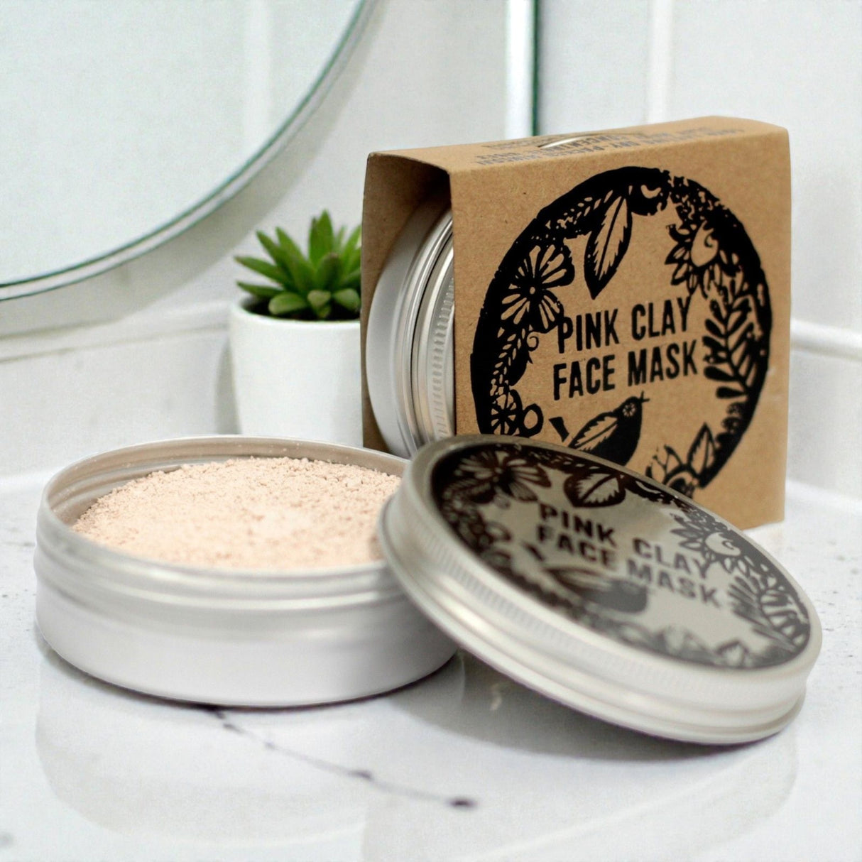 Agnes + Cat Lyserød Ler Ansigtsmaske