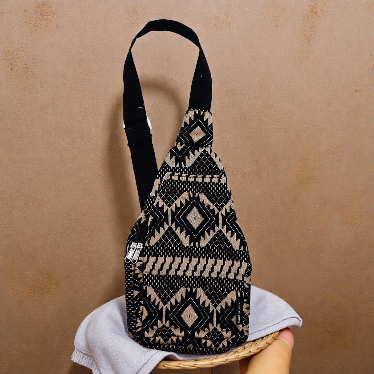 Φυσικές Τσάντες Jacquard – Desert Loom – Τσάντα Χιαστί