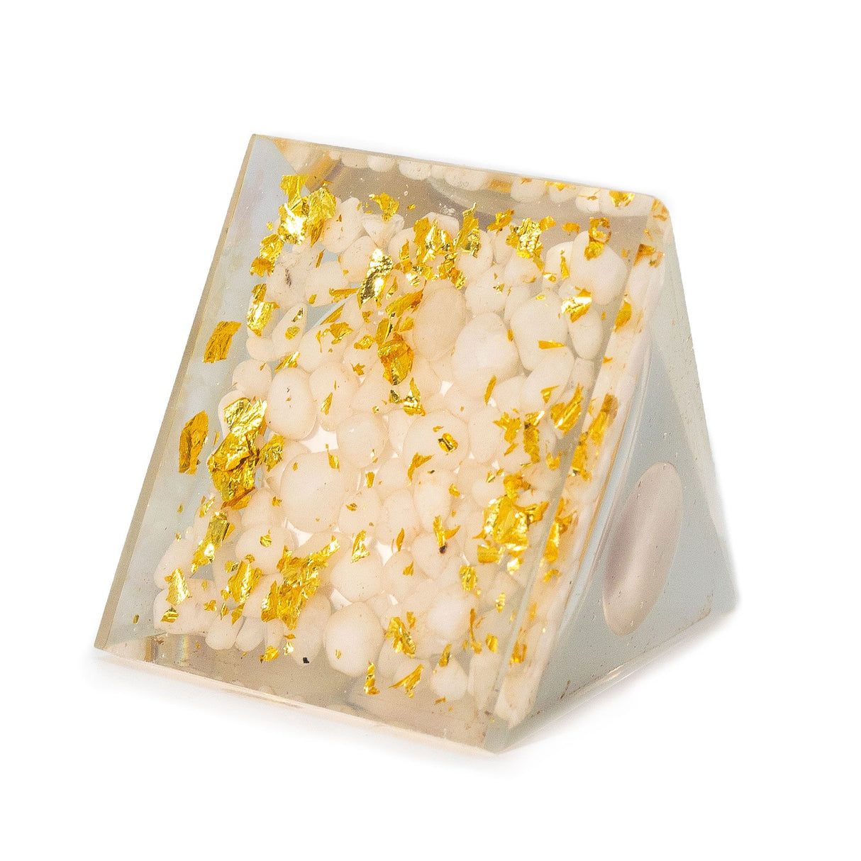 Μεδ Οργονίτης Πυραμίδες 7x6cm – Επιπλέουσα Σφαίρα Χαλαζία – Κομμάτια Χαλαζία